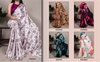 Ynf7027 Satin Silk With Floral Print Saree Wholesale Suppliers In Mumbai